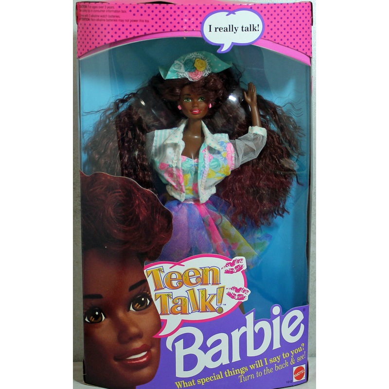 1991 Teen Talk Barbie (1612) - African American