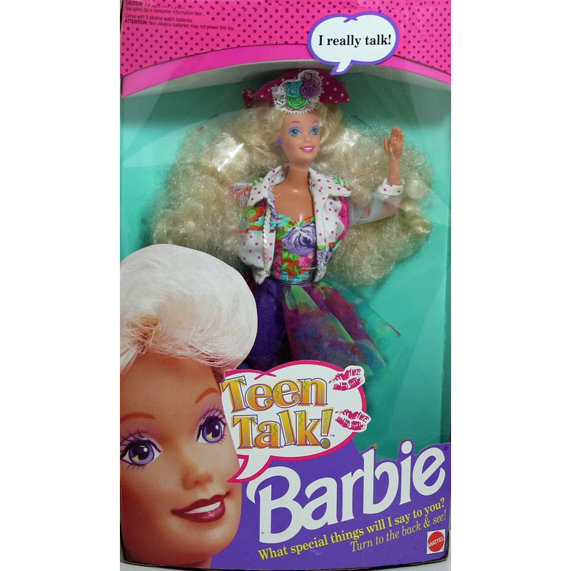 1991 Teen Talk Blonde Barbie (5745bl)