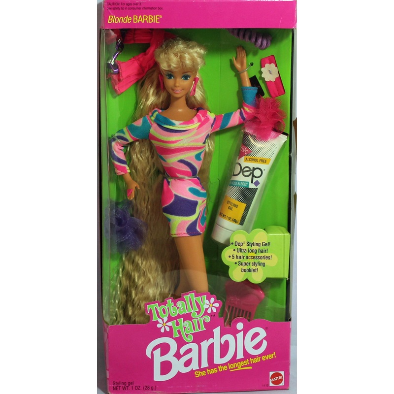 1991 Totally Hair Blonde Barbie (1112)