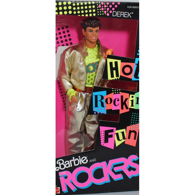 1986 Barbie and the Rockers Derek Barbie (3173)