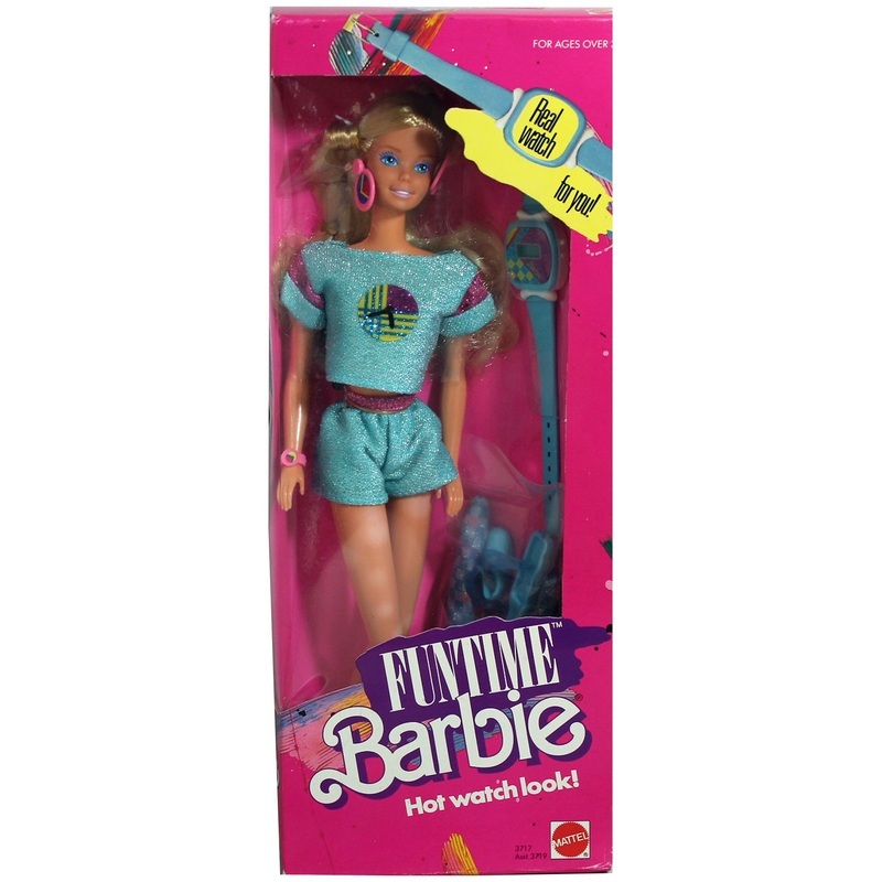 1986 Funtime Hot Watch Look Barbie (3717)