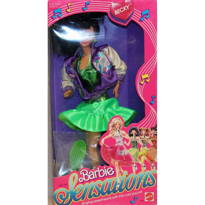 1987 Barbie and the Sensations Becky Barbie (4977)
