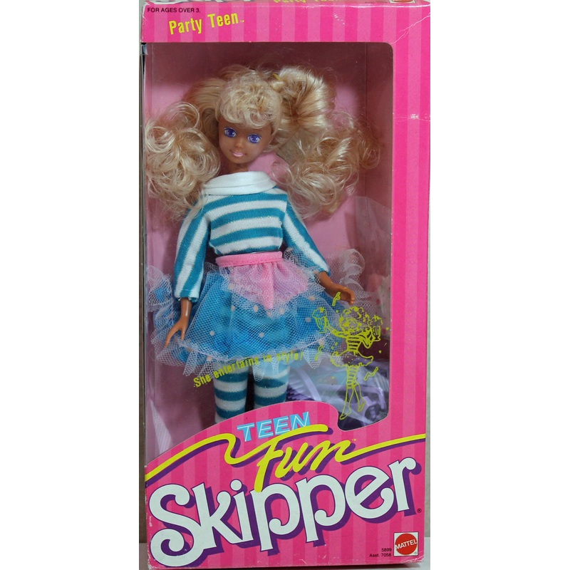 1987 Party Teen Fun Skipper Barbie (5899)