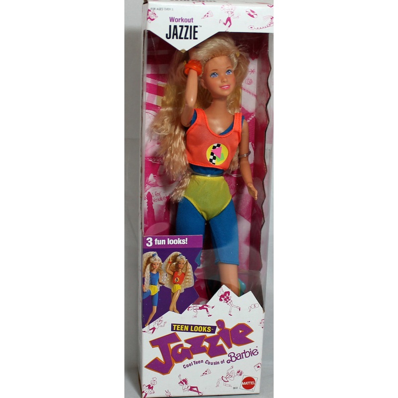 1988 Teen Looks Workout Jazzie Barbie (3633)
