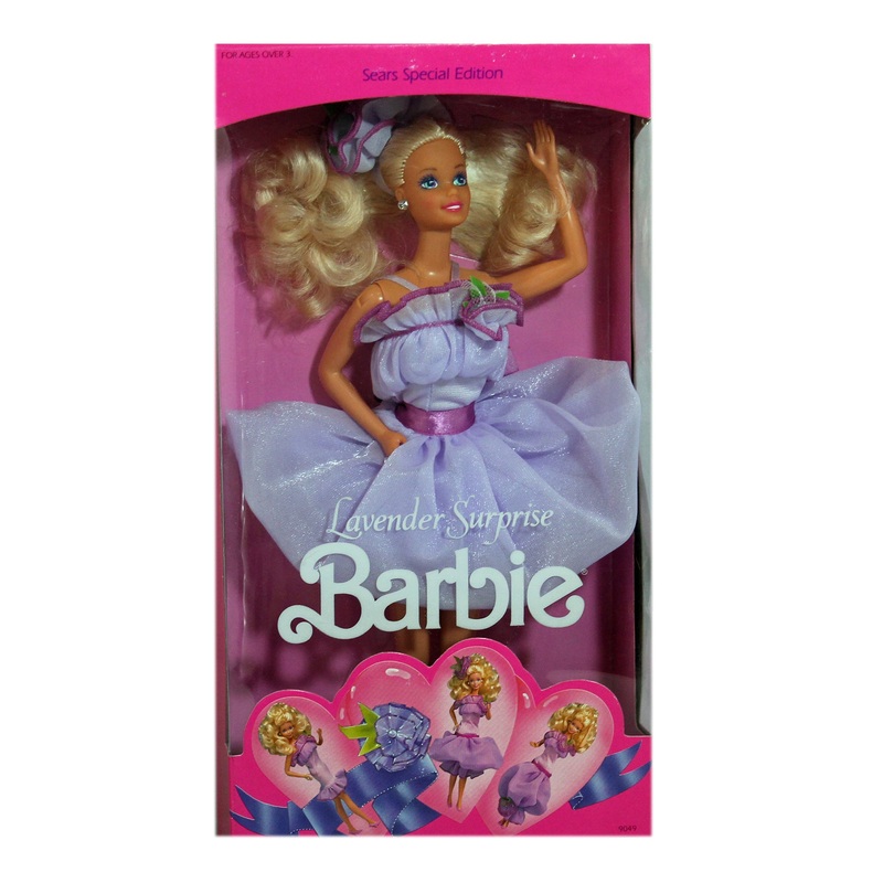 1989 Lavender Surprise Barbie (9049)