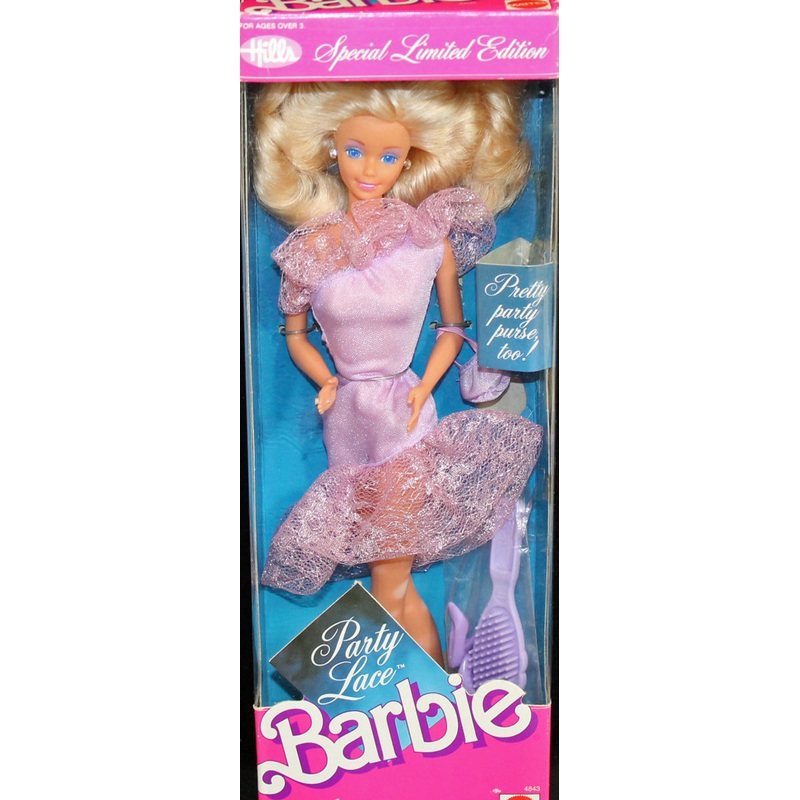 1989 Party Lace Barbie (4843) - Hills