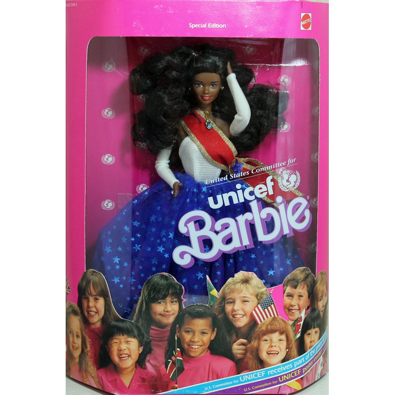 1989 Unicef Barbie (4770) - African American