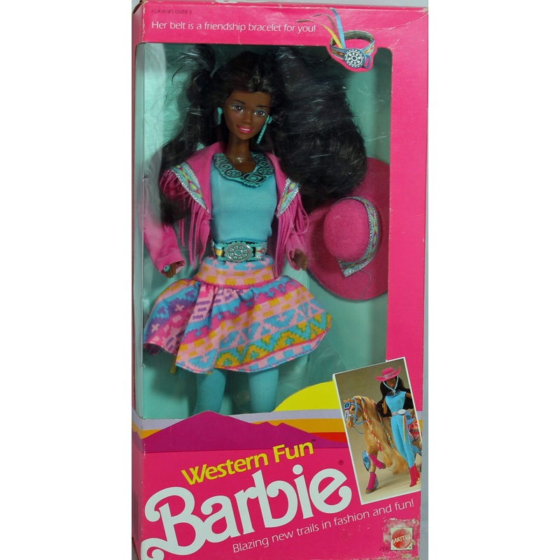 1989 Western Fun Barbie (2930) - African American