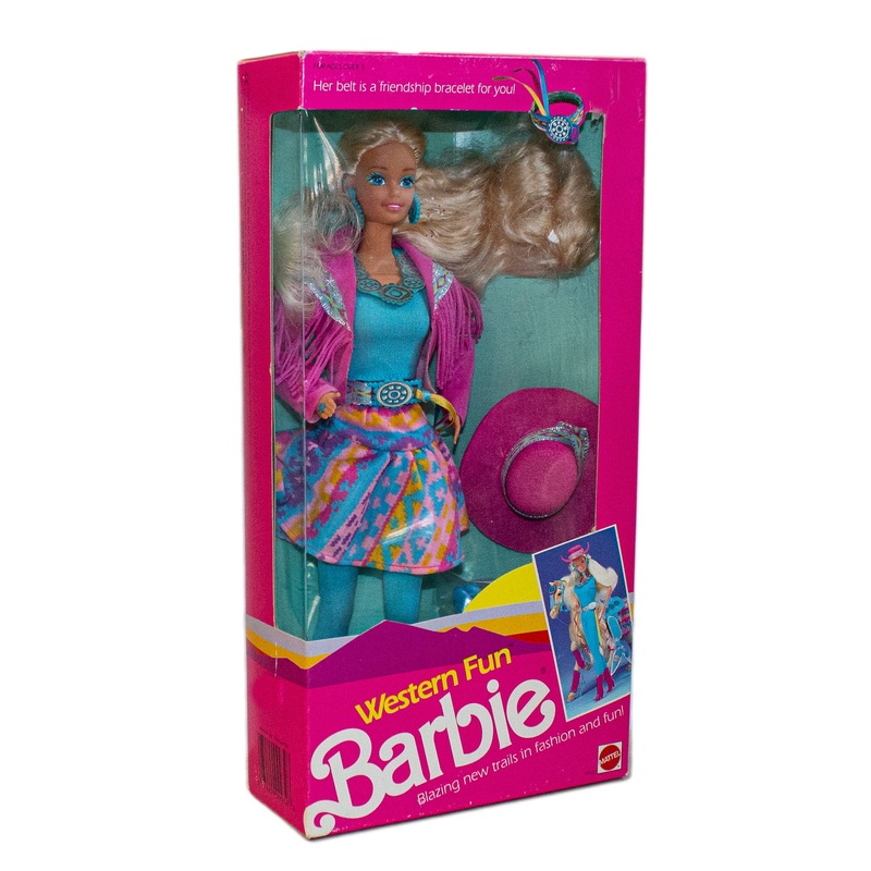 1989 Western Fun Barbie (9932)