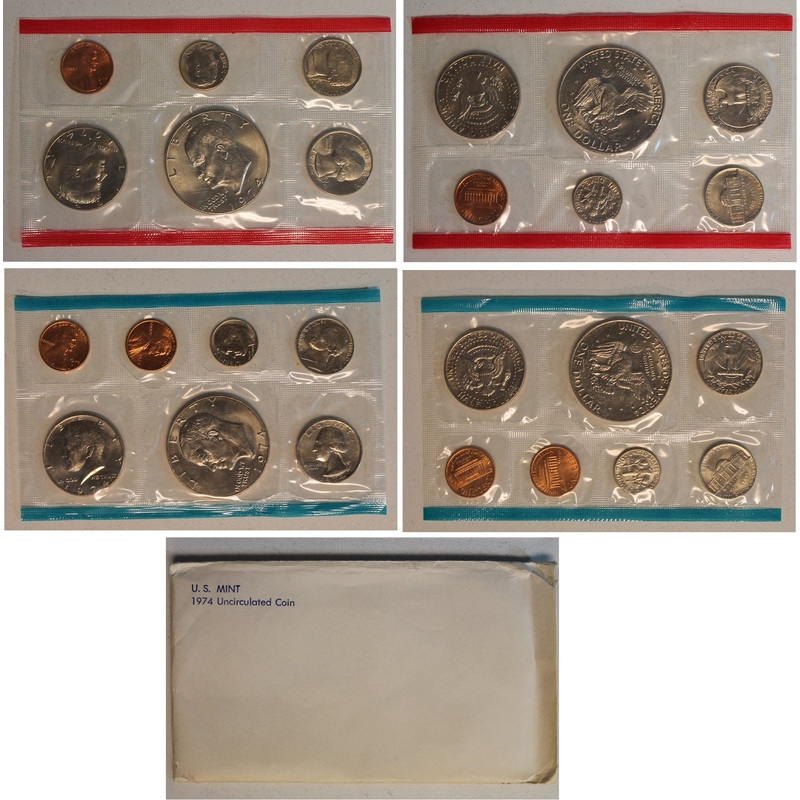 1974 PD US Mint Set (OGP) 13 Coins