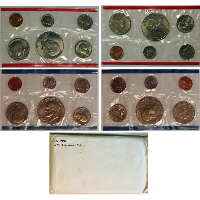 1976 PD US Mint Set (OGP) 12 Coins