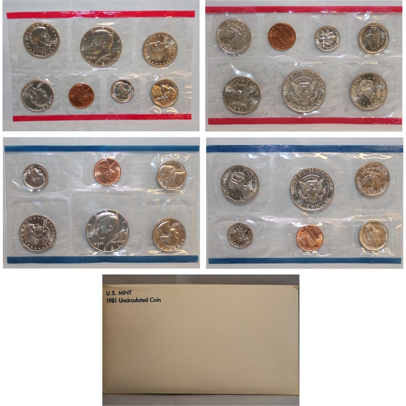 1981 PD US Mint Set (OGP) 13 coins