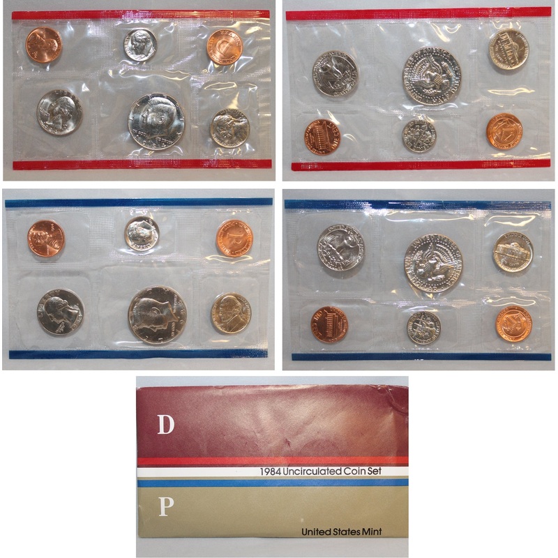 1984 PD US Mint Set (OGP) 10 coins