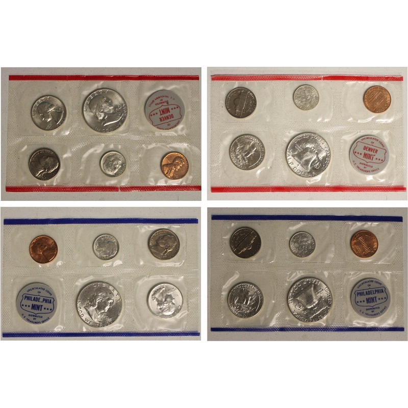 1961 PD US Mint set (OGP) 10 coins