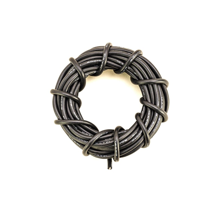 BenchCraft 14 Gauge Silicone Wire - Black (5 Meters)