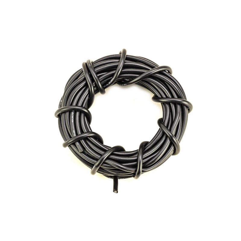 BenchCraft 18 Gauge Silicone Wire - Black (5 Meters)