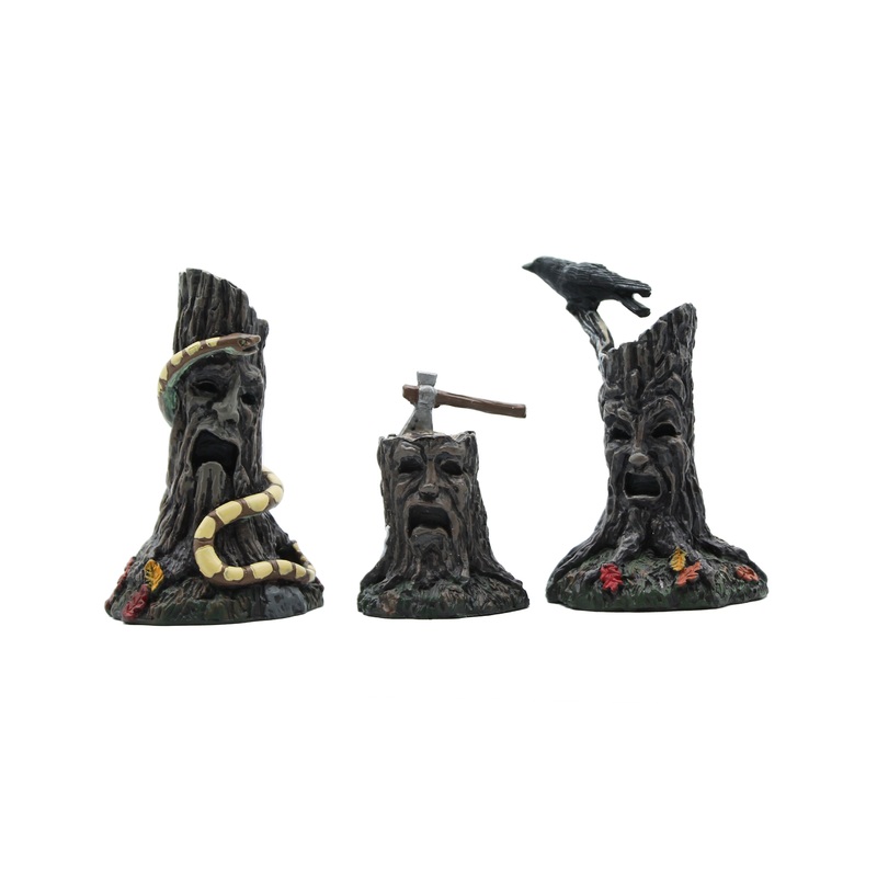 Department 56: 4024043 Scary Stumps - Set of 3
