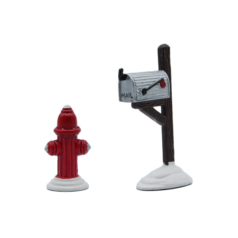 Department 56: 51322 Fire Hydrant and Mailbox - Set of 2
