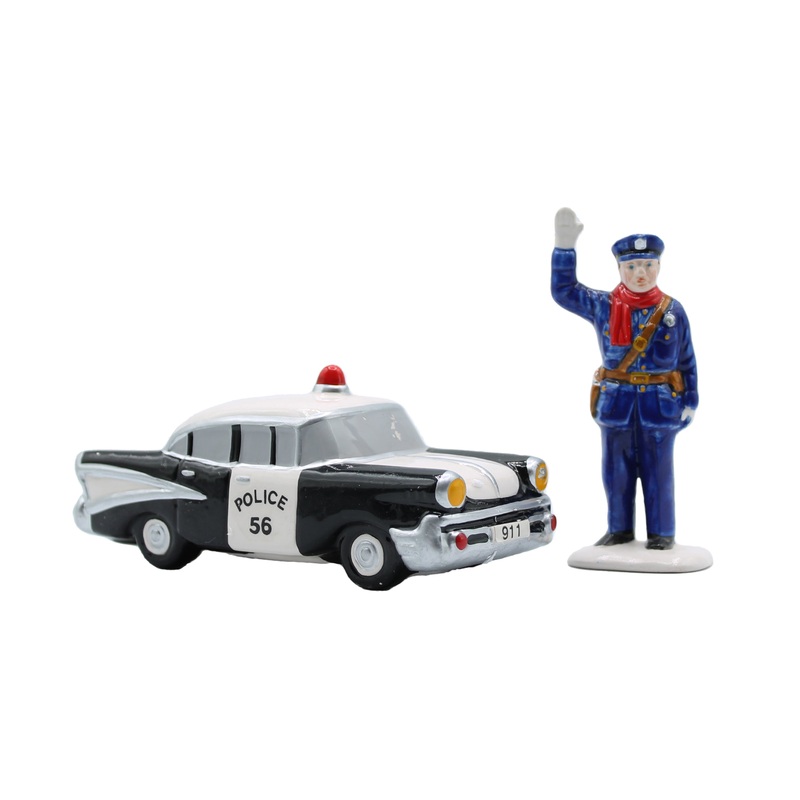Department 56: 51748 Calling All Cars - Set of 2