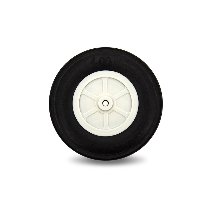 BenchCraft 102mm (4") x 31mm Treaded Ultra Lightweight Polyurethane Wheel for 5.1mm Axle