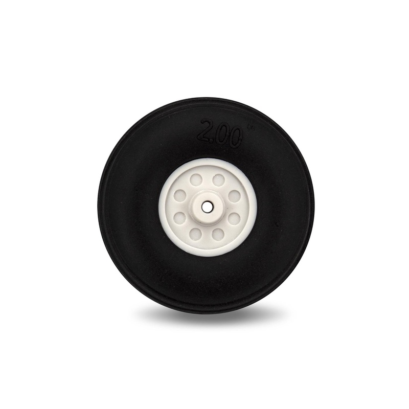 BenchCraft 51mm (2") x 18.5mm Treaded Ultra Lightweight Polyurethane Wheel for 2.6mm Axle
