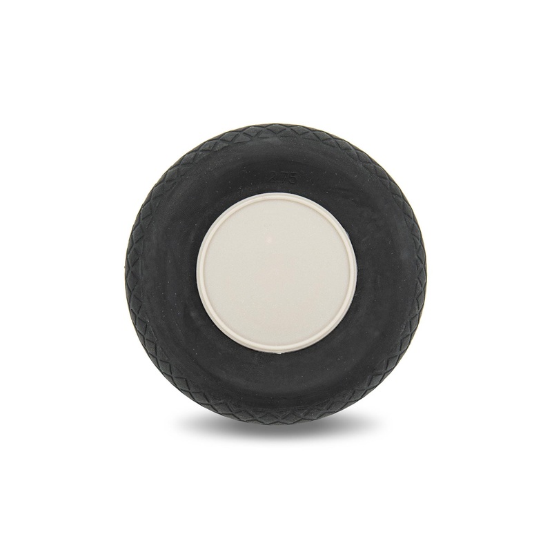 BenchCraft 70mm (2.75") x 23mm Hollow Rubber Wheel for 3.5mm Axle