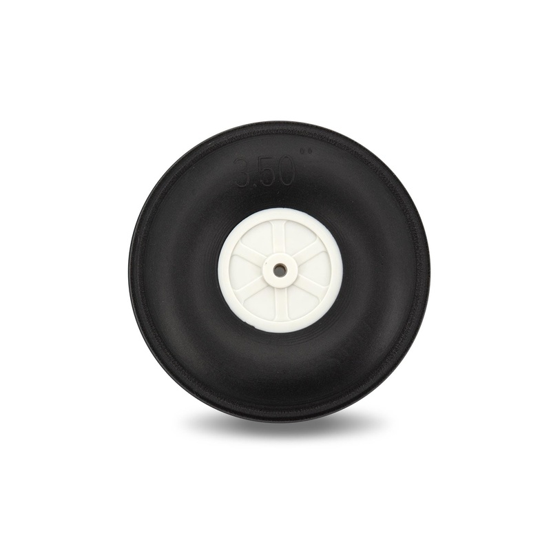 BenchCraft 89mm (3.5") x 31mm Treaded Ultra Lightweight Polyurethane Wheel for 3.6mm Axle