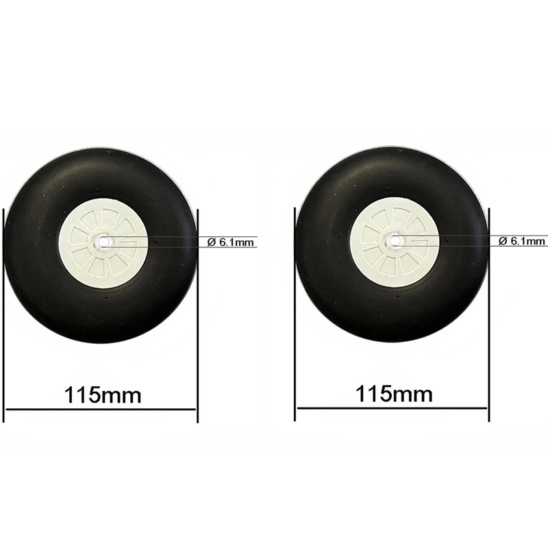 Black Horse 2255mm Messerschmitt BF 109G Main Wheels