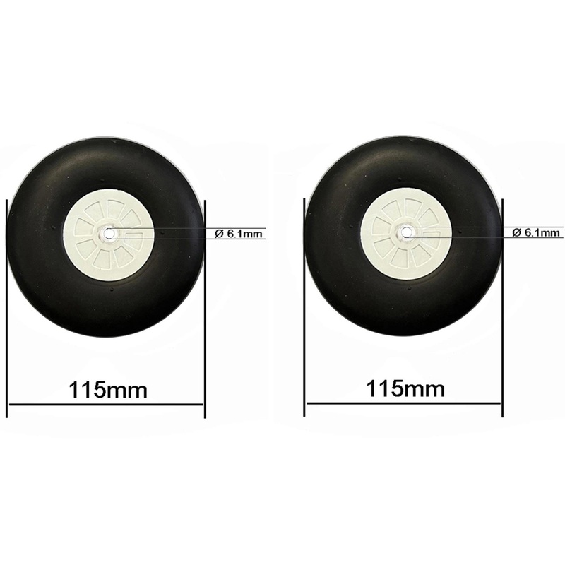 Black Horse 2300mm Junkers Ju 87 B-2 Stuka Main Wheels