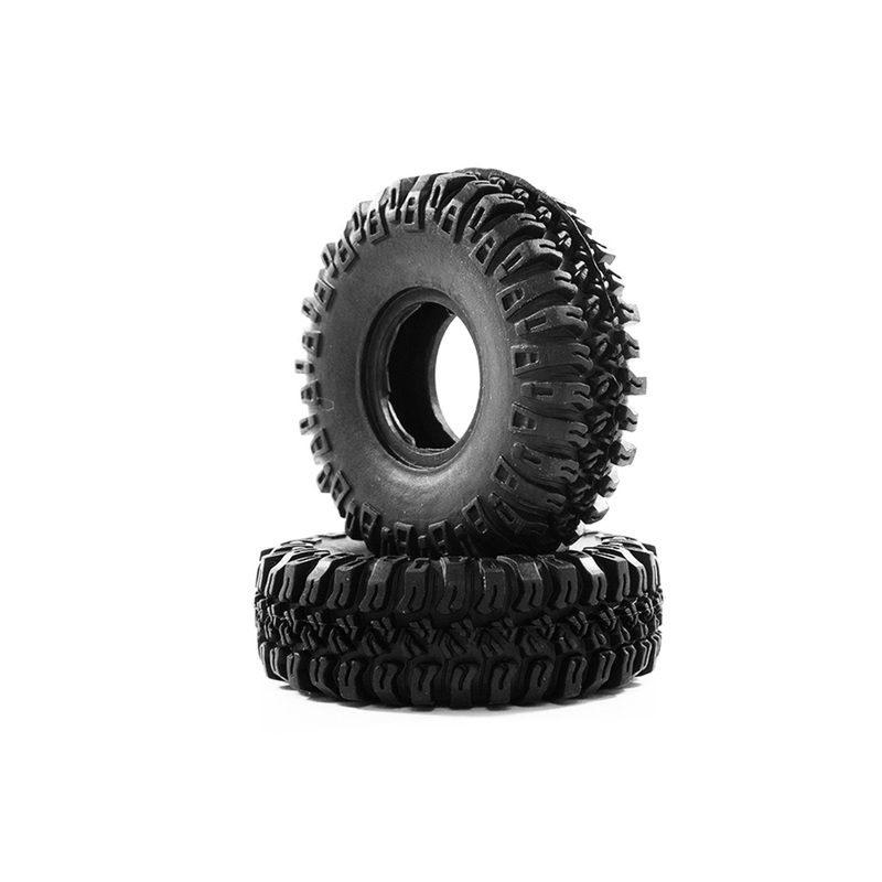 Hobby Plus 1/18 Scale 1.0" Grabber M/T Tire (4)