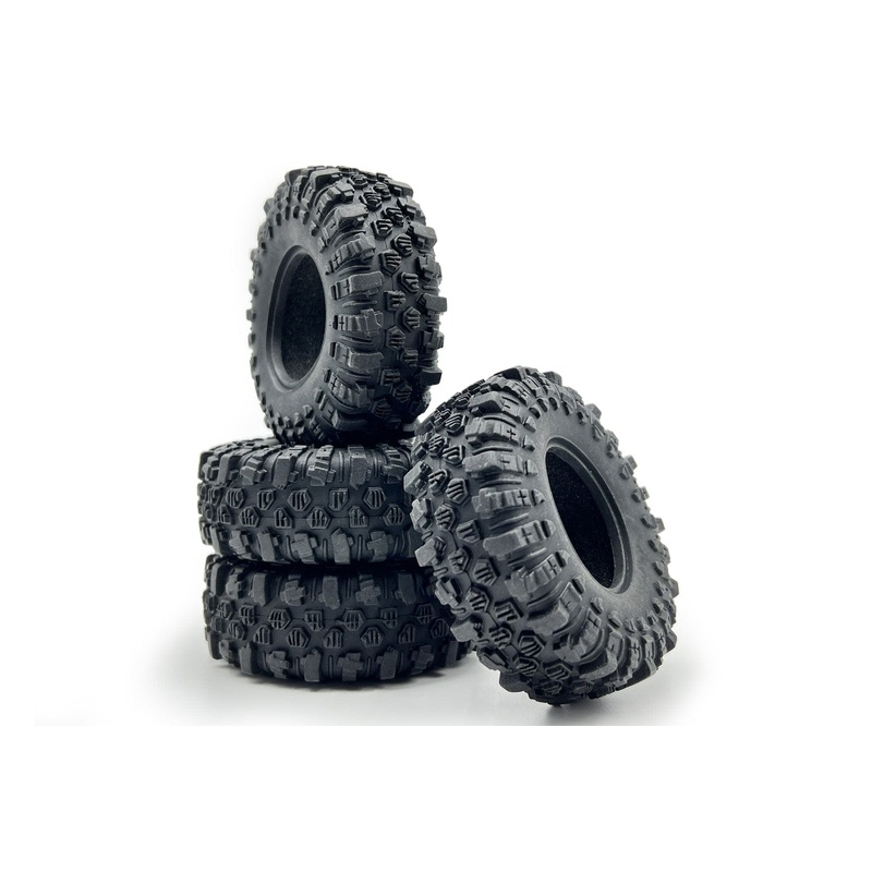 Hobby Plus 1/18 Scale 1.2" Mudder XL Tire Set (4)