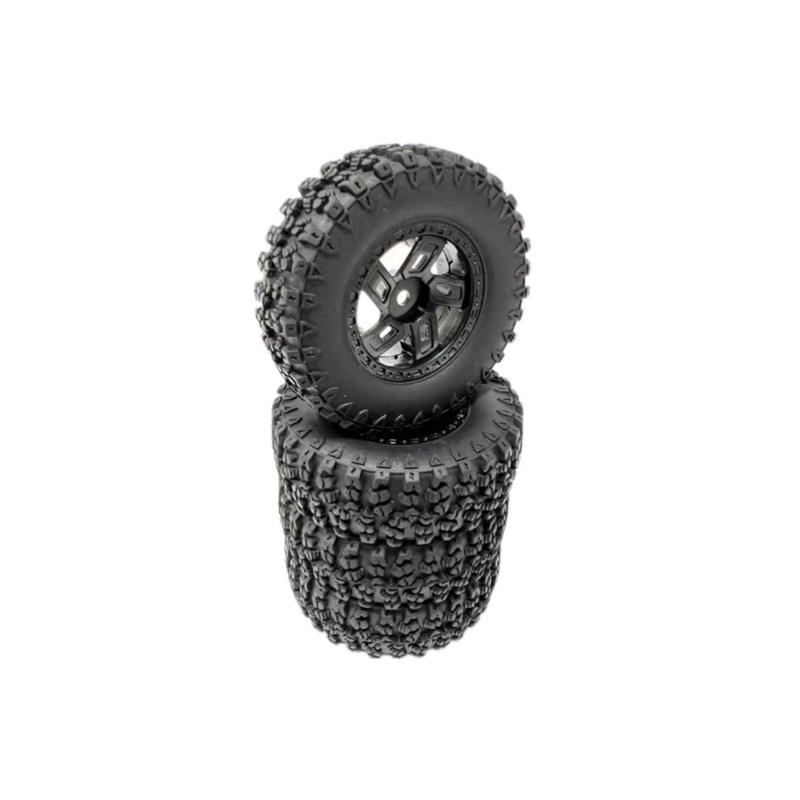 Hobby Plus 1/18 Scale 1.2" Tracking A/T Tire/Wheel Set (4)