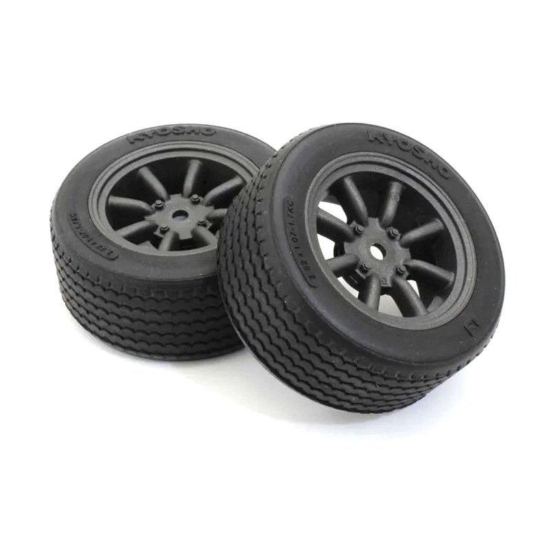 Kyosho Glued TC Tire FZ02 8-Spoke Watanabe Wheel (2)