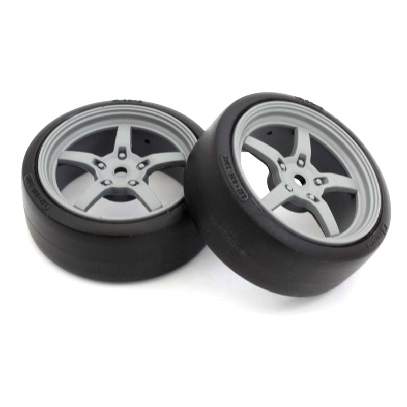 Kyosho Pre-Mounted Drift Tire FZ02 5-Spoke Racing (2)