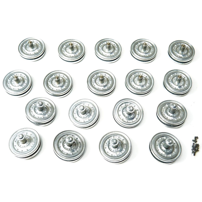 Torro 1/16 Scale German King Tiger Metal Wheel and Bearing Set