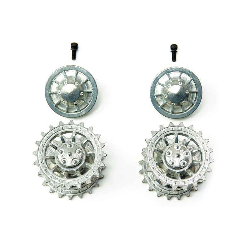 Torro 1/16 Scale German Tiger I Early Sprocket and Idler Wheel Set