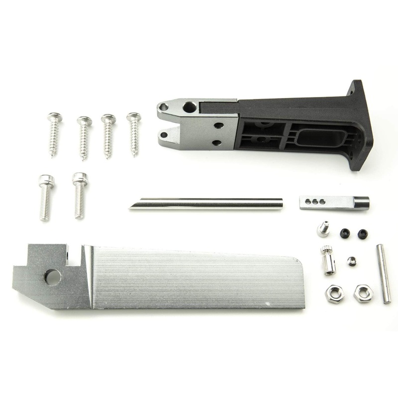 Bancroft 950mm Alpha CNC Aluminum Alloy Rudder with Plastic Rudder Support Set