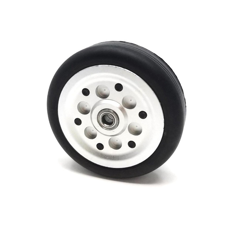 JP Hobby 50mm (1.96") x 16mm Rubber Wheel for 4mm Axle