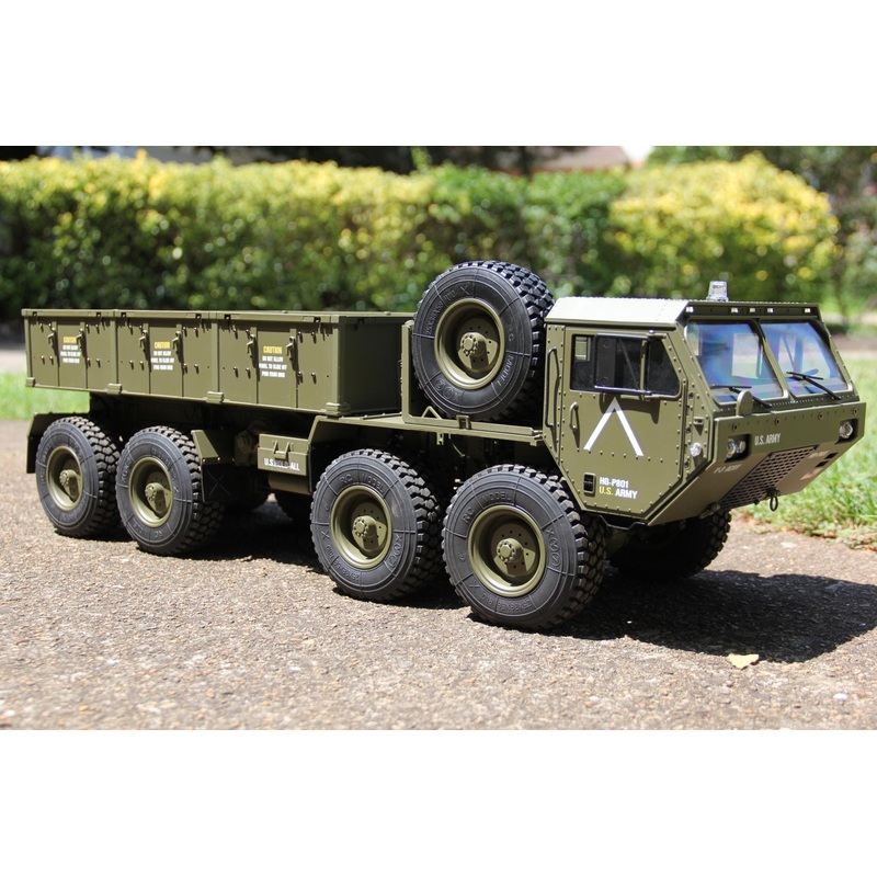Heng Guan US Military HEMTT Green 1/12 Scale 8x8 Heavy Tactical Dump Truck - RTR