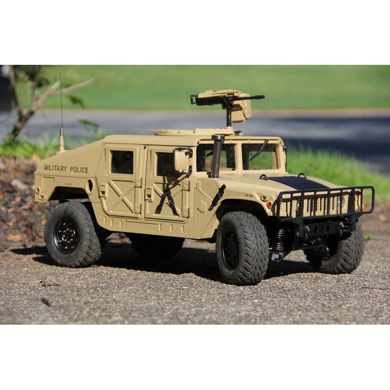 Heng Guan US Military HUMVEE Tan 1/10 Scale 4x4 Tactical Truck - RTR