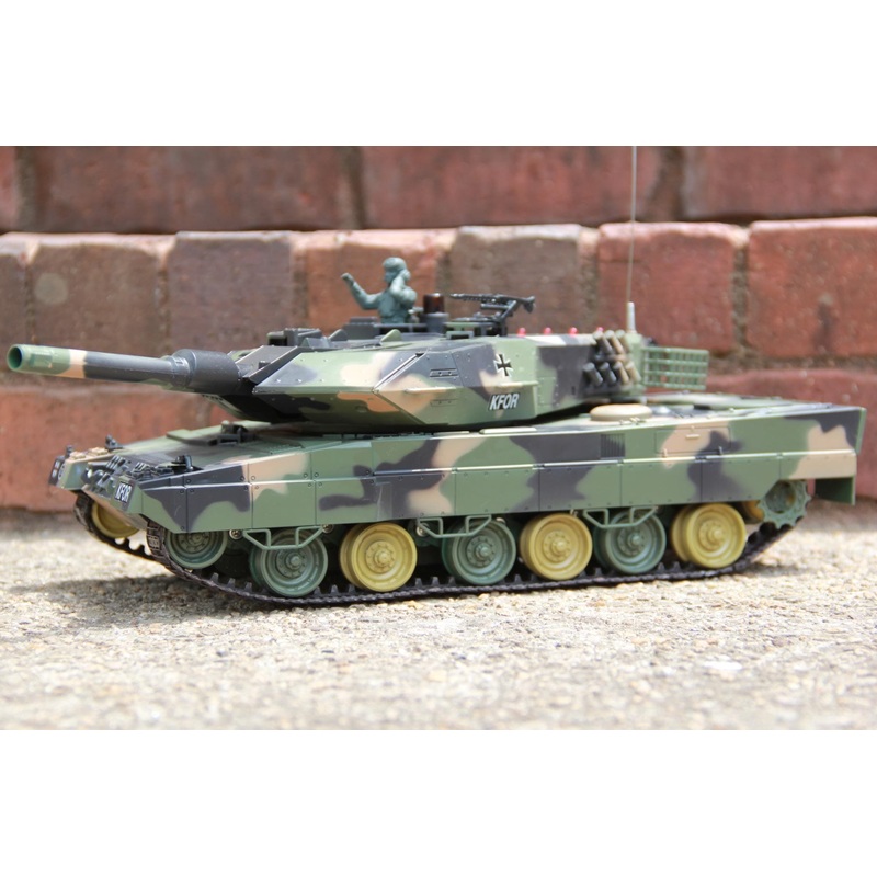 Heng Long German Leopard 2A5 1/24 Scale Airsoft and Infrared Battle Tank - RTR
