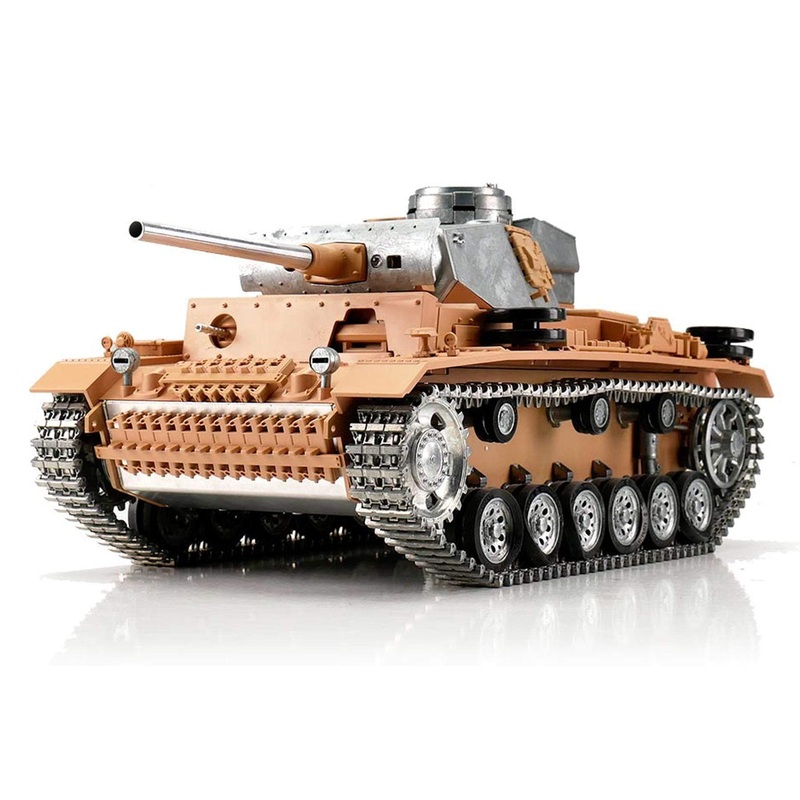 Torro German Panzer III (Ausf. L) Unpainted 1/16 Scale Medium Tank - RTR