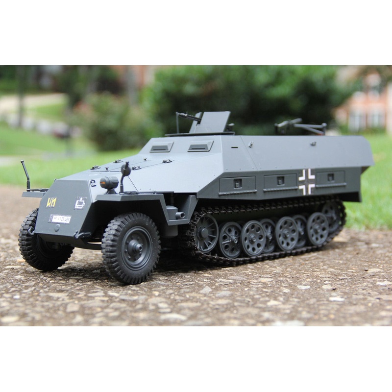 Torro German Sd.Kfz. 251/1 Ausf. D Grey 1/16 Scale Armored Halftrack - RTR