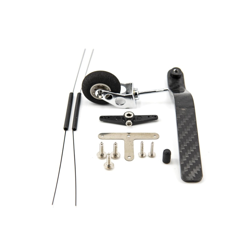BenchCraft 118mm Carbon Fiber Tail Landing Gear Assembly w/ 30mm Wheel