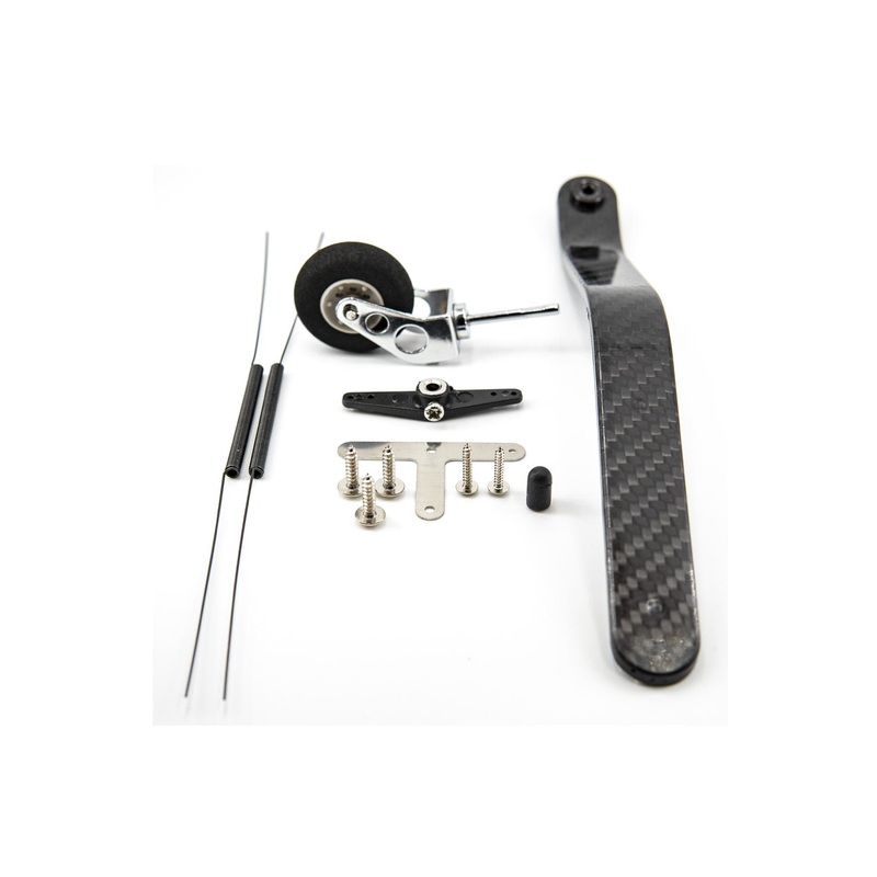 BenchCraft 190mm Carbon Fiber Tail Landing Gear Assembly w/ 30mm Wheel