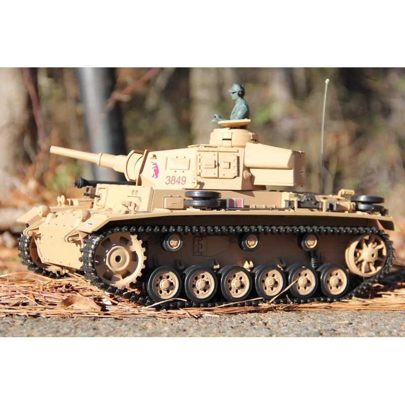 Heng Long German Panzer III (H Type) Upgrade Edition 1/16 Scale Medium Tank  RTR