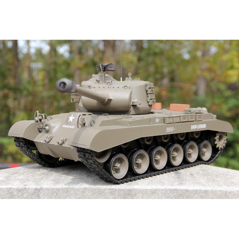 Heng Long USA Pershing Upgrade Edition 1/16 Scale Battle Tank - RTR