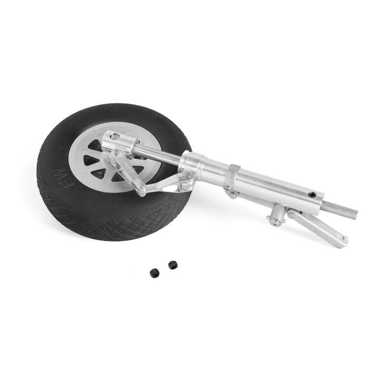FlightLine 1600mm B-25J Mitchell Main Landing Gear Strut and Tire - Left