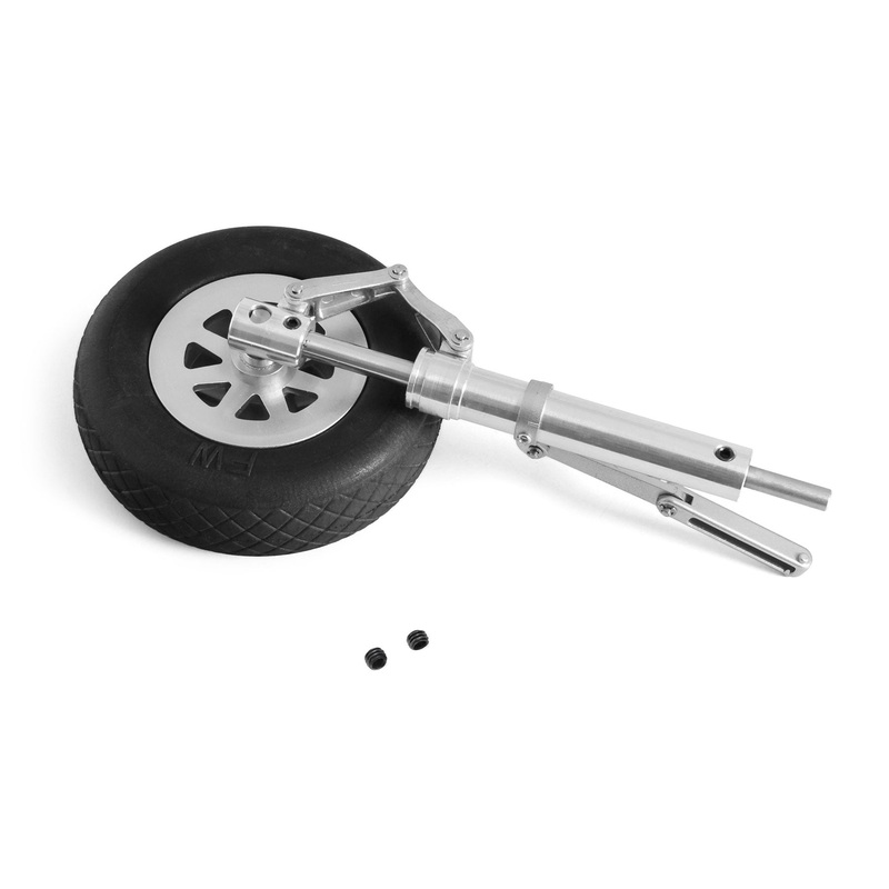 FlightLine 1600mm B-25J Mitchell Main Landing Gear Strut and Tire - Right