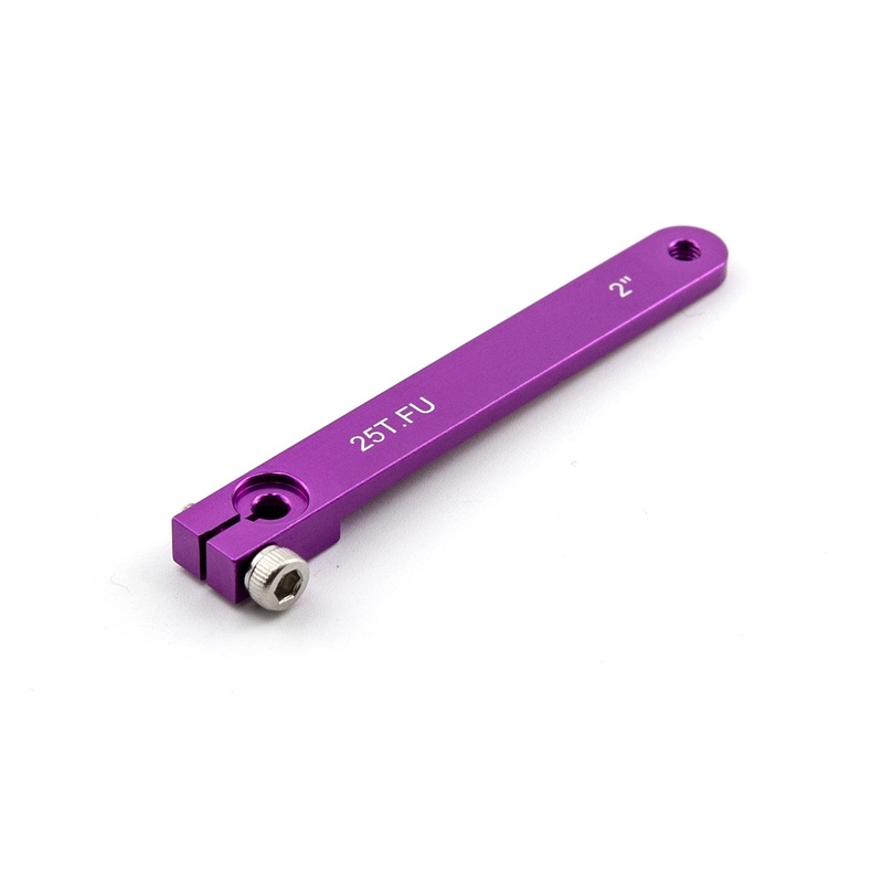 BenchCraft 51mm (2") Aluminum 25T Futaba  Servo Arm - Purple
